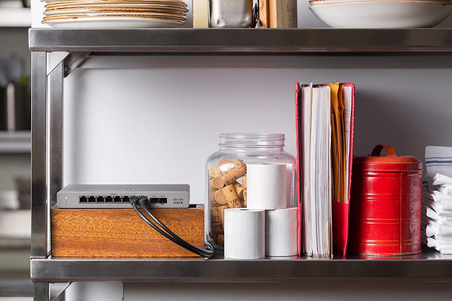 Meraki Go GS110 8 portu mākoņpārvaldīts (PoE) tīkla slēdzis – GS110