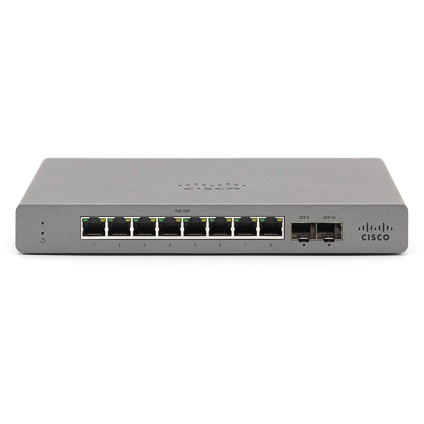 Meraki Go GS110 8 Port Cloud Managed Network Switch – GS110